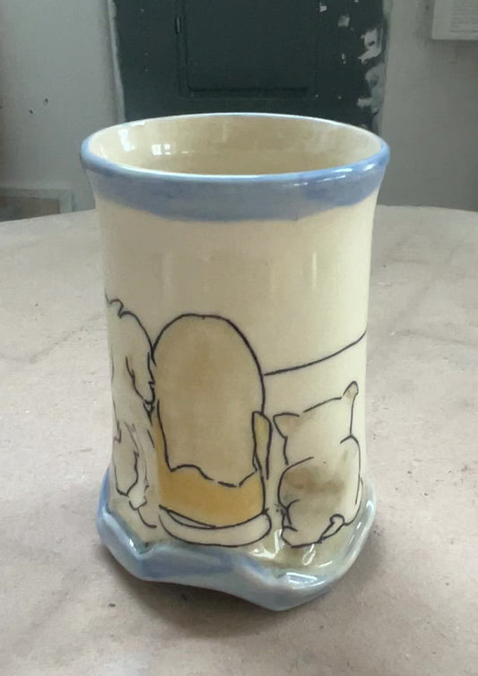 Pottery vase, Soulful moments Vase