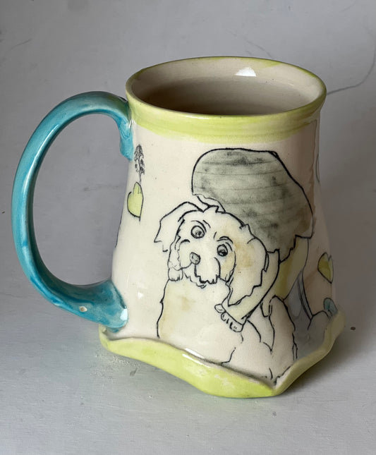 Puppy love, mug